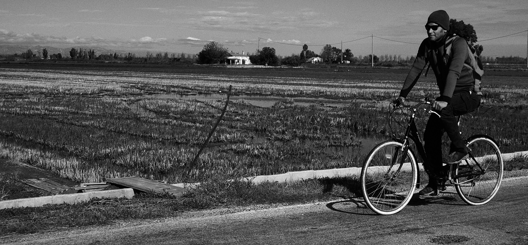 Ronald Durán en bicicleta